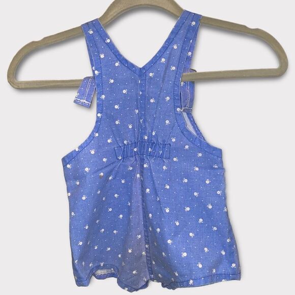 Vintage Tot Trends Blue Short Overalls - Picture 2 of 7